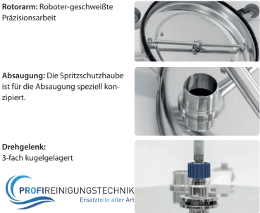 turbodevil TD 410 "Industrial" mit Absaugung